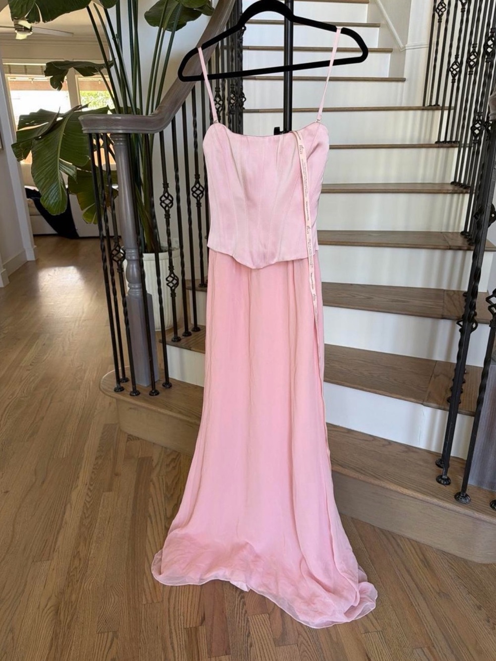 NWT Oh Polly CorsetPink Spaghetti-Strap Evening Dress (US 2)